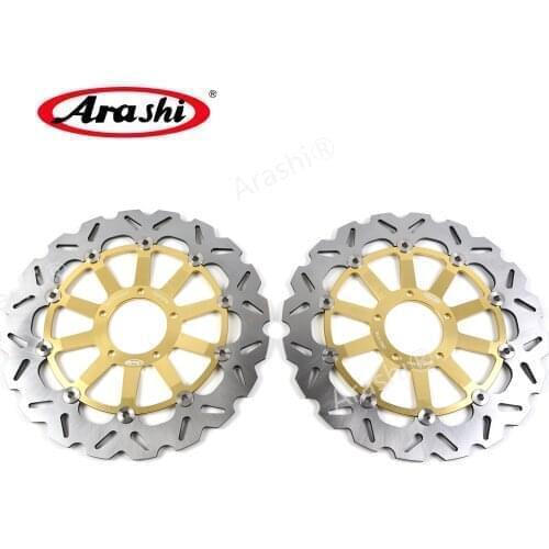 ARASHI CNC Motorcycle Front Brake Rotors Disc For DUCATI DIAVEL ABS 1200 2011 2012 2013 2014 2015 2016 2017 Floating Disk