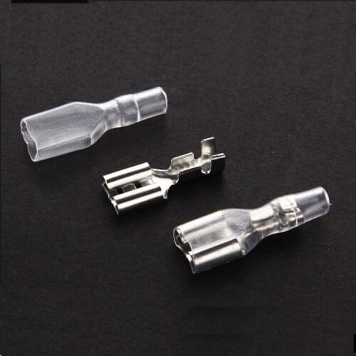 4.8mm plug spring terminals cold terminal insert thick Wire connector Female Wiring Terminals Crimp Cold pressed Terminal