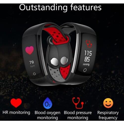 Outstanding smart bracelet women smart watch heart rate smartwatch men remote control 0.96 inch smart band waterproof pk mx9 h66
