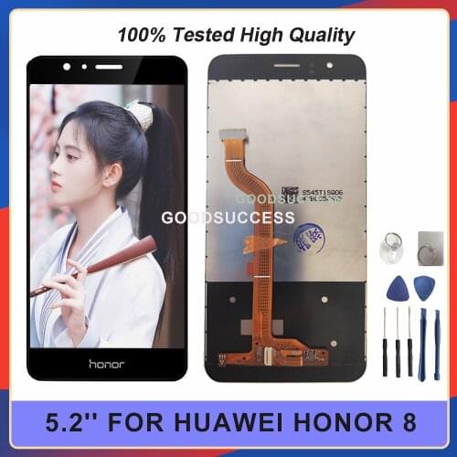 5.2" For Huawei Honor 8 LCD Display Touch Screen Digitizer Assembly FRD-L19 FRD-L09 FRD-L14 Replacement Parts