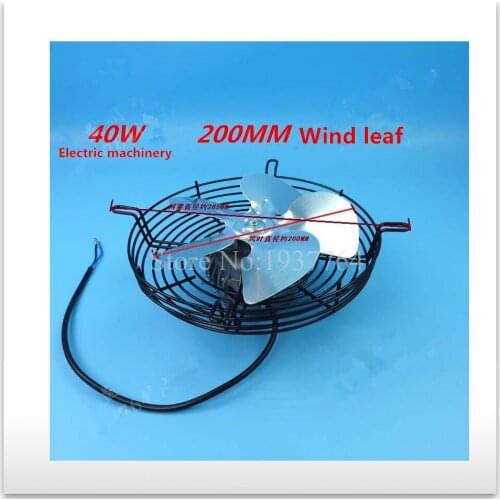 100% new for good working High-quality for 40W 220V Refrigerator motor freezer motor + 20CM aluminum Fan blade