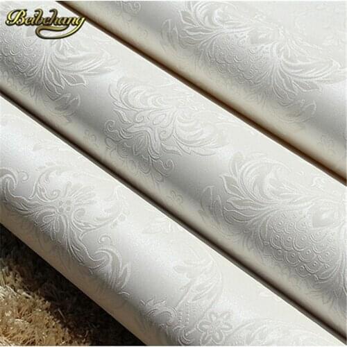 Beibehang papel de parede. Background wallpaper damask PVC embossed white wallpaper Roll wall paper Home Decor for living room