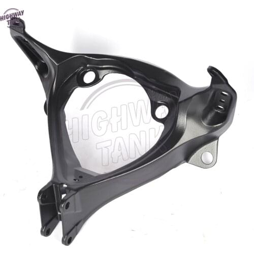 Black motorcycle Headlight Fairing Stay Bracket Cowling Upper case for Suzuki GSXR1000 2007-2008