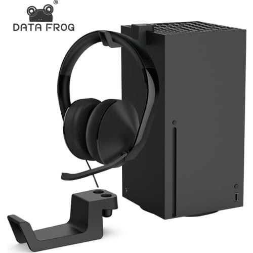 DATA FROG Headset Rack Holder For Xbox Series X Console Mount Headphone Hanger Wall Bracket For Xbox Series X Accessories