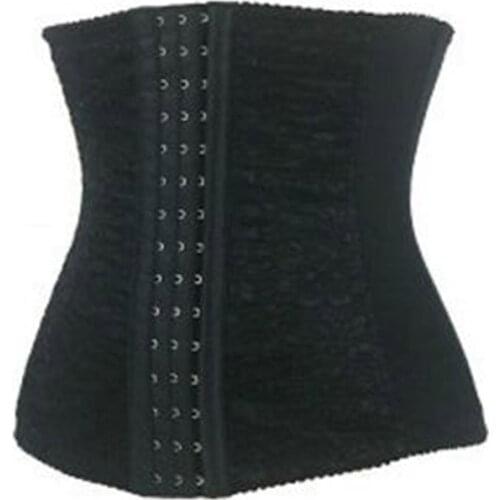 Hot Sale S-4XL Plus Size Sexy Ladies 2 Colors Black White Women Tummy Control Waist Trainer And Cincher W88009