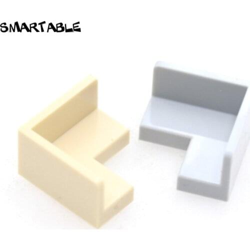 Smartable Tile Corner 2x2 Panel Wall Building Blocks MOC Parts DIY Toys For Chair Compatible Major Brand 91501 60pcs/lot