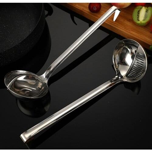 Stainless steel oil separator manufacturers for direct oil separator creative oil soup separation spoon long handle oil filter s