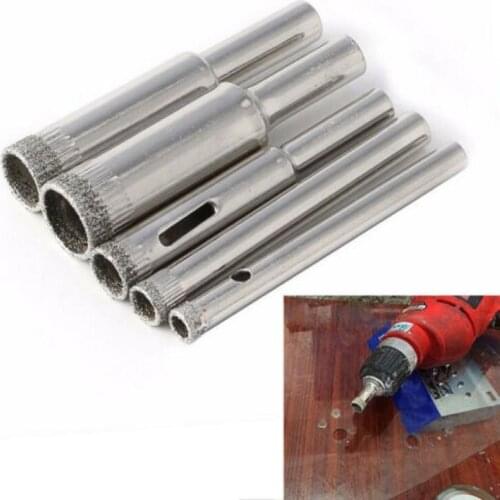5-12mm Coated Diamond Drill Bit Set Ceramic Core Hole Saw Drilling Bits For Tile Marble Glass Opening Power Tools