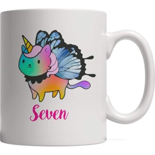 Happy 'Rainbow Kitten Butterlfy Unicorn' Birthday Gift