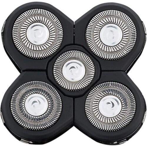 Replacement Shaver Heads Electric Shaver Independently Floating Head Waterproof Stainless Steel Razor Blade