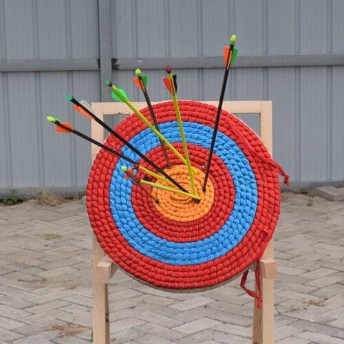 Archery 1pc 50cm Round Grass Shooting Targets 50cm Square 3D EVA Targets For Compound Bow Recurve Bow Shooting Target