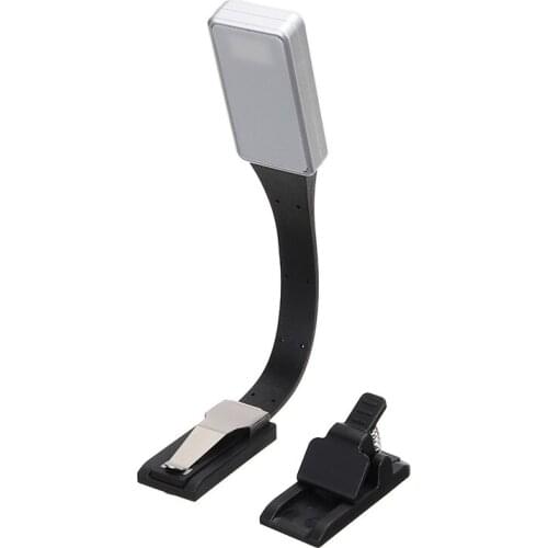 Led Book Light Mini Clip-On Flexible LED Lamp Light USB Rechargeable Book Reading Lamp For Travel Bedroom Book Reader Light
