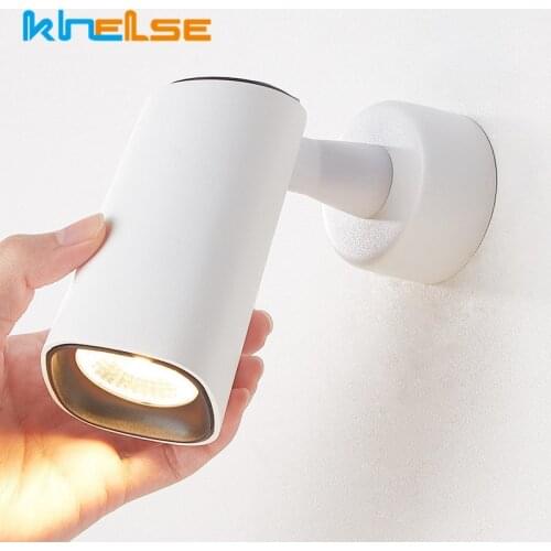 Nordic LED 12W Wall Lamps Indoor Modern 350 Rotation COB Reading Sconces Bedroom Bedside Stair Corridor Study Home Wall Lighting