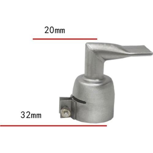 1pc Angled Wide Welding Tip Slot Weld Nozzle For Traic S Hot Air Nozzle Plastic Leister Welder Tools