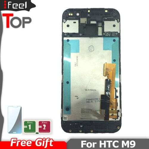 5.0inch Super LCDS For HTC ONE M9 LCD Touch Screen Replacement Parts M9E M9W Display with Frame For HTC ONE M9 LCD