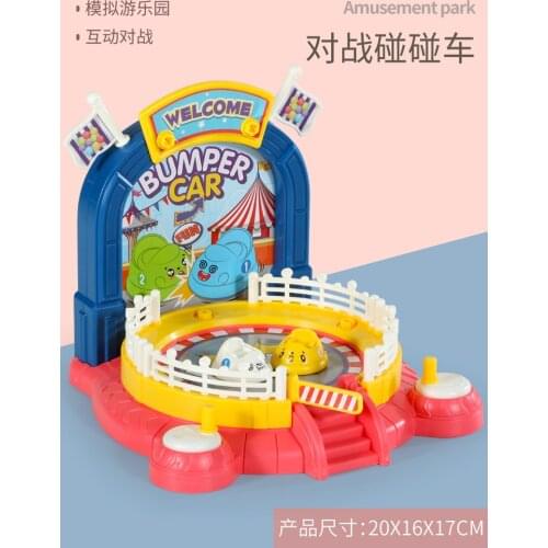 Bumper Car Building Blocks DIY Toy 3D Puzzle Game Assembly Toy Building Blocks Dodgem Car Kids Playground