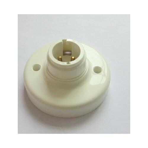 Free Shipping B22 Socket Plastic Light Lamp Holder Base B22 lamp holder
