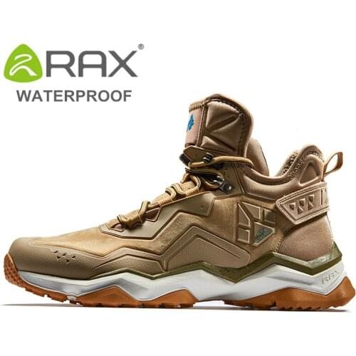 Rax Brand Waterproof Hiking Boot Outdoor Hunting Camping Shoes for Men Sports Mountain Mens Trekking Climbing Women Snearkers