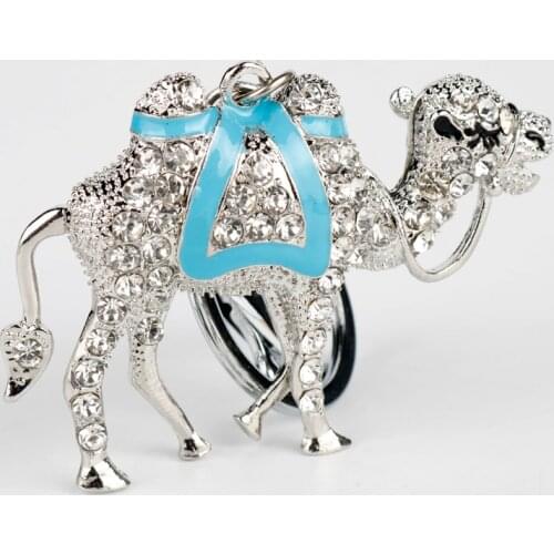 DUBAI Camel Pendant Keychain Animal Camel Shape Keyring Creative Enamel Tourist Travel Souvenir Key chain Keyrings