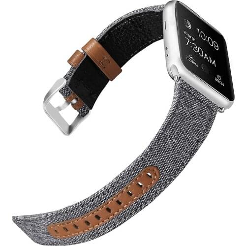 Cinturino for apple watch 42 mm armband Straps for iWatch iphone watch applewatch strap band bracelet montre cuir series 5 44mm