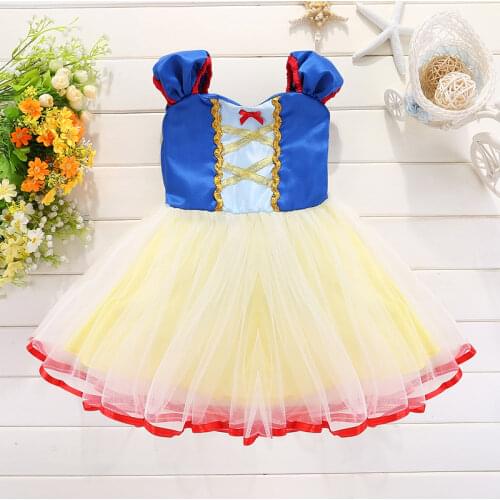 Kids Dresses for Girls Princess Party Cosplay Costume Dresses Children Clothes Cute 1 3 5 Birthday Dress for Baby Girl
