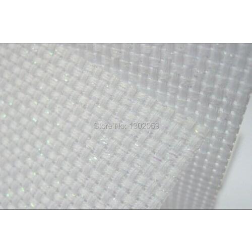 Cotton Cross Stitch Embroidery Metallic Yarn Wire Aida Cloth Fabric Canvas