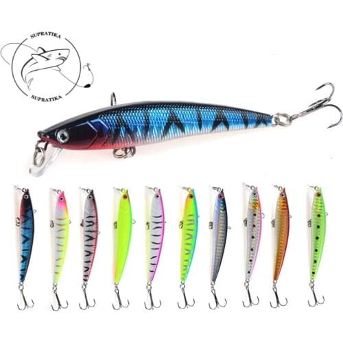 Artificial Hard Bait Depth Dive 0.5-2.5M Sea Fishing Lure Outdoor 10 Colors 8g/9cm 3D Eye Bionic Bait Stream Swim bait Lake
