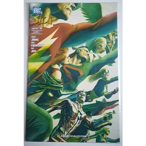 JSA No. 11, DC COMICS, EDITORIAL PLANETA - 2009, LA SOCIEDA DE LA JUSTICIA, 1ª Spanish edition, COMIC BOOK, author GEOFF JOHNS