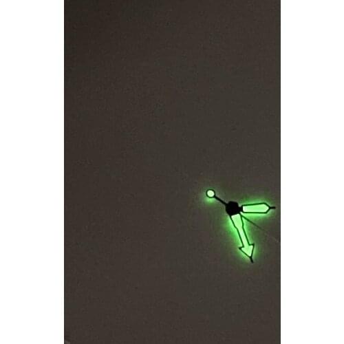 Classic Green Luminous Silver Edge Green Watch Hands Fit NH35A NH35 Movement