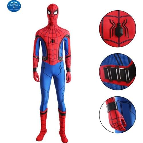 Homecoming Cosplay Costume 3D Printed Super Hero Suit Newest Halloween Bodysuit Halloween Costumes Cosplay Anime Men