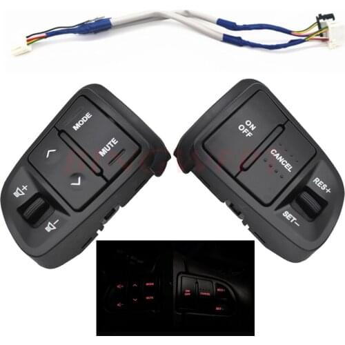 Multi function Steering Wheel Audio Cruise Control Buttons For Kia sportage SL with back light Car charge 967003W001 967003W301