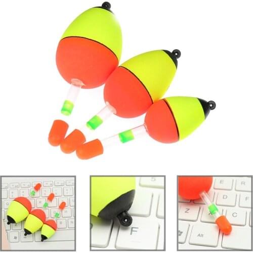 5 Pcs/set Night Glowing Fishing Float Glow Light Stick Fishing Floats Lighting Floats Tube For Fishing