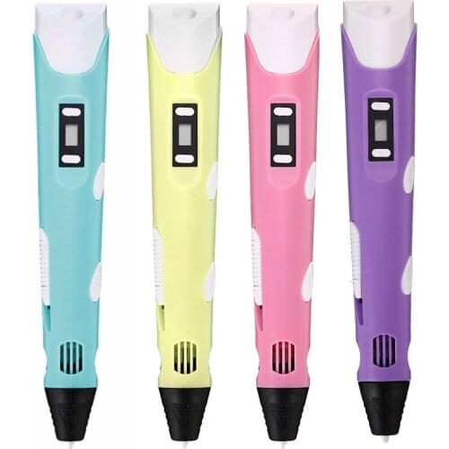 New 3D Pen DIY 3D Printer Pen LED Painting Pen Children 3D Printing Pens For Designer Kids Drawing Pen Gifts Educational Toys
