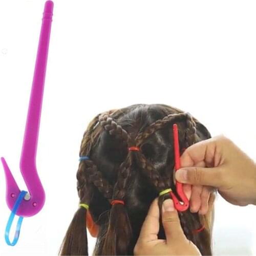Disposable Rubber Band Remover Pain Free Hair Ties Removing Tool Elastic Hair Band Cutters Mixed Colors