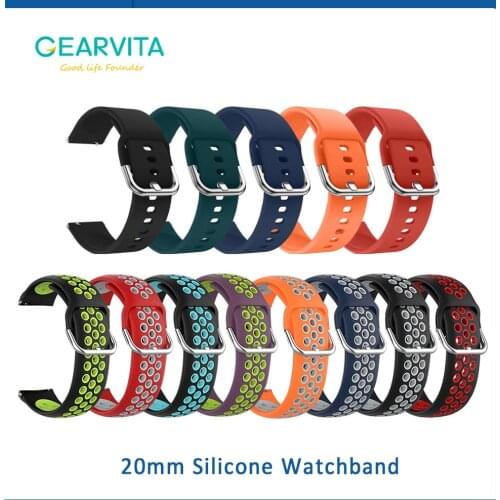 20mm Watch Band Steel Silicone Watch Strap Watchbands Watch Accessories For Micowear SG2 S2 DTX DT35 SG3 S30 Smart Watch Men