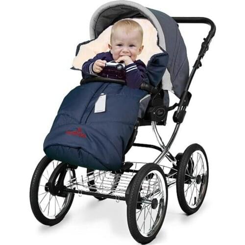 Russia winter baby swaddle infant wrap children kids stroller cart foot cover children thicken envelope sleeping bag