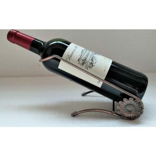 Steel wine rack Stainless creative Display Bottle Rack decoration wine Red Wine Rack shelf European iron wine rack CL11052338