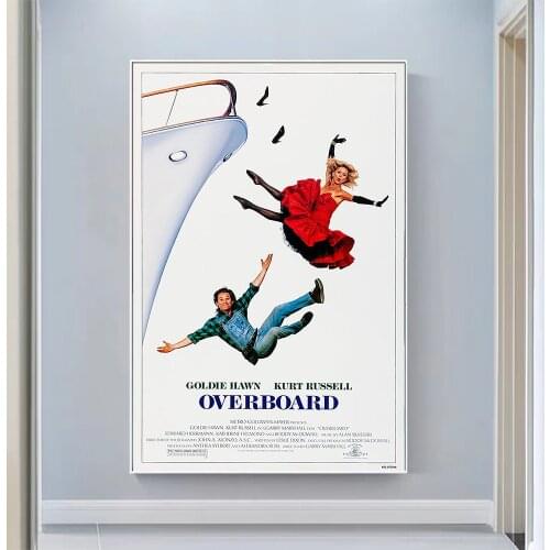 V0912 Overboard Vintage Classic Movie Wall Silk Cloth HD Poster Art Home Decoration Gift
