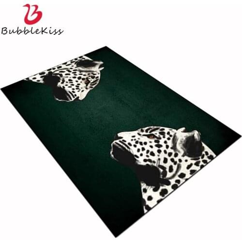 Bubble Kiss Carpet Bedroom Decor Fashion Emerald Green Sexy Animal Pattern Rug Bed Room Decoration Teenager Comfortable bedside