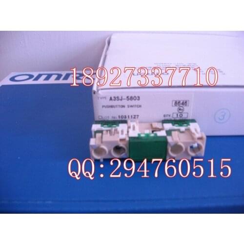 [ZOB] New original authentic OMRON Omron button switches A3SJ-5803 --10PCS/LOT