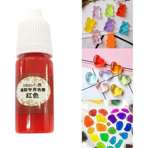 1 Pcs UV Resin Glue Pigment Color Liquid Coloring Dye 10ml DIY Jewelry Making Crafts TT@88