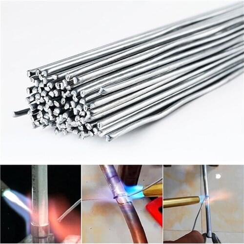 10/20PCS No Need Solder Powder Aluminum Welding Rod 1.6/2/2.4MM Brazing Low Temperature Aluminum Solder Soldering Rod Dropship