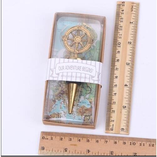 10pcs/lot New European and American rudder creative antique wine stopper wine bottle stopper wedding gift Valentines Day small