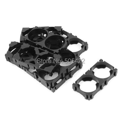 100PCS/LOT 26650 Lithium Cell Battery Two slot Double Holder Bracket for DIY Battery Pack Wholesale