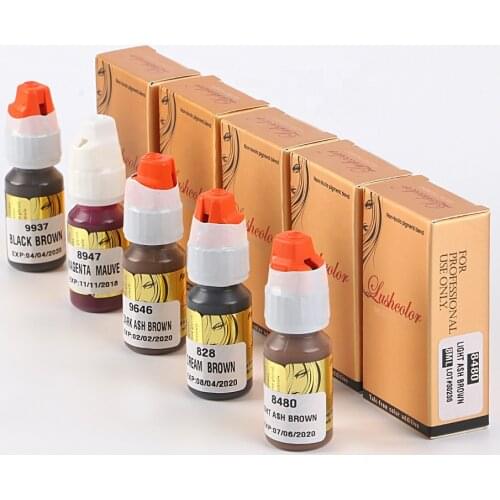 NEW Microblading Supplies Good Quality Permanent Makeup Micro Semi Cream Pigment 38 Colors Tattoo Microblading Pigment