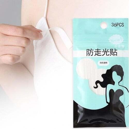 36Pcs Invisible Beauty Tape Breathable Anti-tearing Clothing Dress Wedding Prom Chest Tape for Party