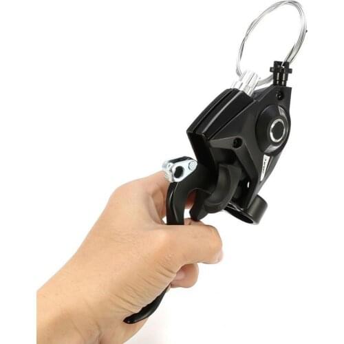 60%HOT EF51-8 Thumb Shifter Trigger Handle 3x8 Speed Aluminum Alloy Ergonomic Speed Shifter for Mountain Bike