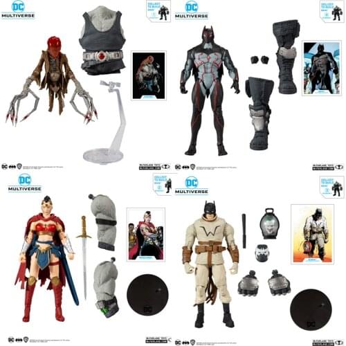 Bandai McFarlane DC 7 Inch Joints movable The Last Knight on Earth Bain Set Movable Doll Model