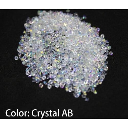 Shiny 1.2mm Micro Rhinestones Mini Nail Art Rhinestones Nail Decorations 11Colors nails accessoires nail supplies