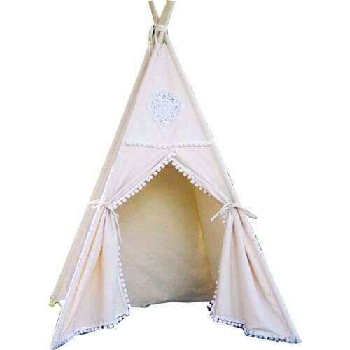 Free Love @beige color design kids play tent indian teepee children playhouse children play room teepee